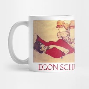 Wally with a Red Blouse by Egon Schiele Mug